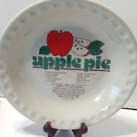 Other - Apple Pie Recipe Plate